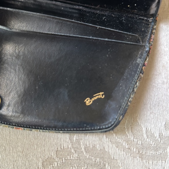 Baronet Fifth Avenue Fine Leathergoods vintage tapestry and leather wallet - Picture 7 of 14